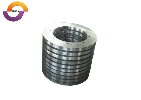 Precision CNC Ground Carbide Steel Blades Ronde vorm HRC45-65 Hardheid Voor Rotary Slitting