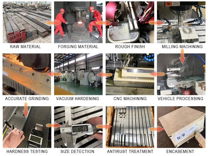 Op maat gemaakte hydraulische scheermachine lemmen scheer roestvrij staal lemmen snijmes metalen snijmachine lemmen 12